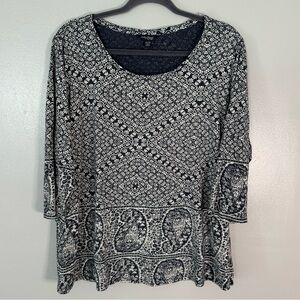 Lucky Brand Patterned Top